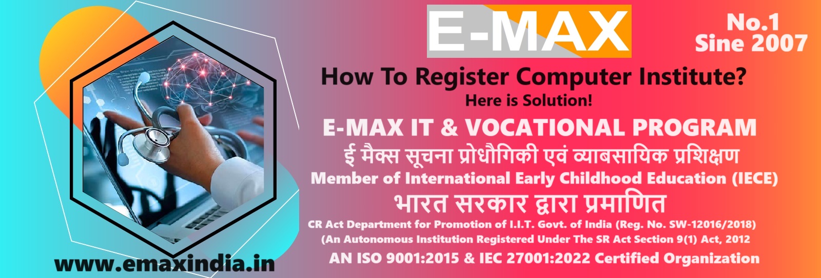 No.1 Education Institute in India