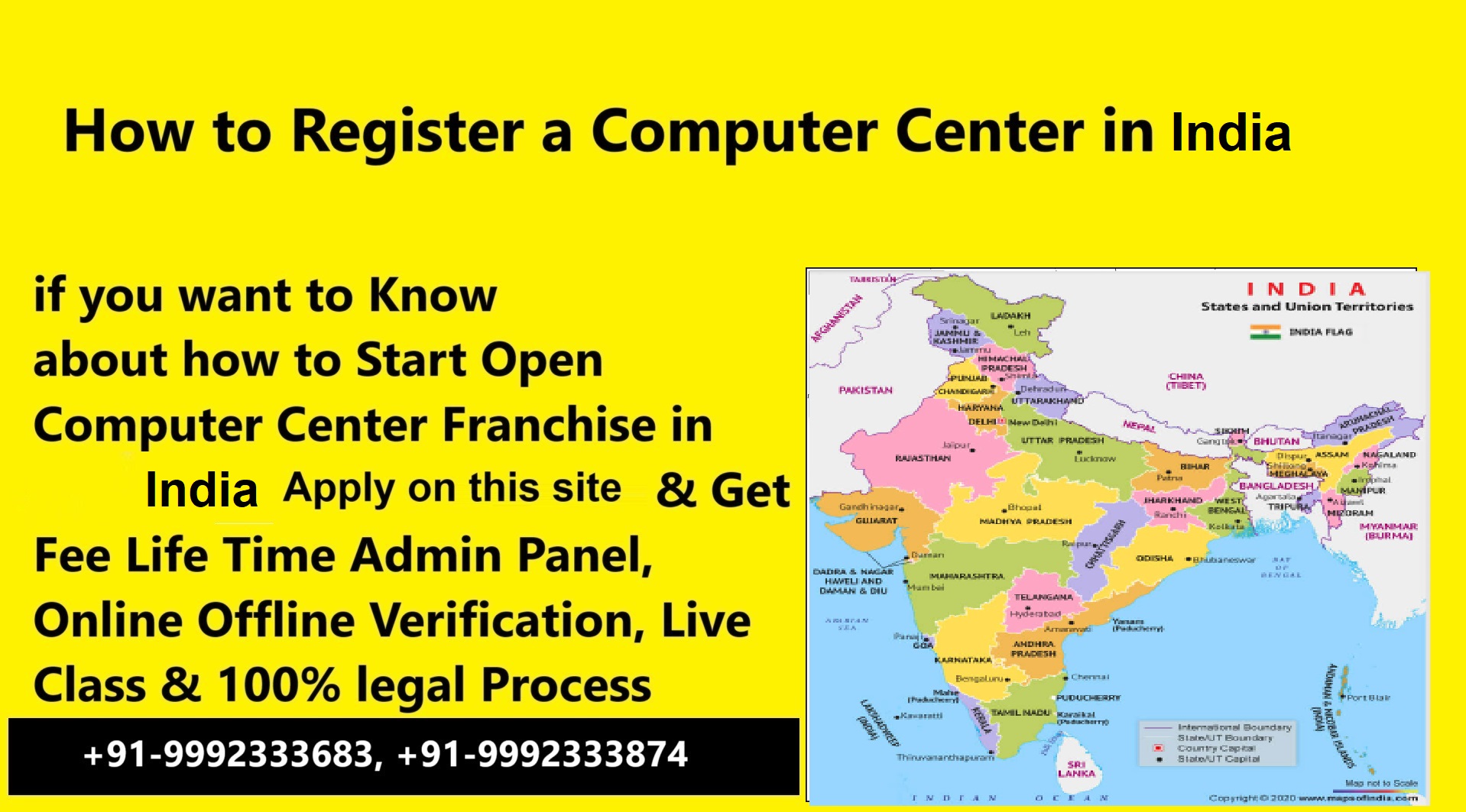 What is the registration fee for opening a computer center in Delhi- Step-by-Step Guide